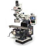 SM-KD4VS. Turret Mill Steelmaster. Pwr Draw Bar, ISO40 Spindle, 2 Axis Power Feed, 3 Axis DRO