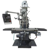 Turret Mill, Vertical & Horizontal Spindle, 3 Axis Digital Read Out
