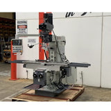 Turret Type Mill, Horizontal Arbor, 1600mm x 360mm Table, 40/ 50 International Spindle Mounts, Servo Drive, Power Draw Bar & 3 Axis DRO - 415Volt