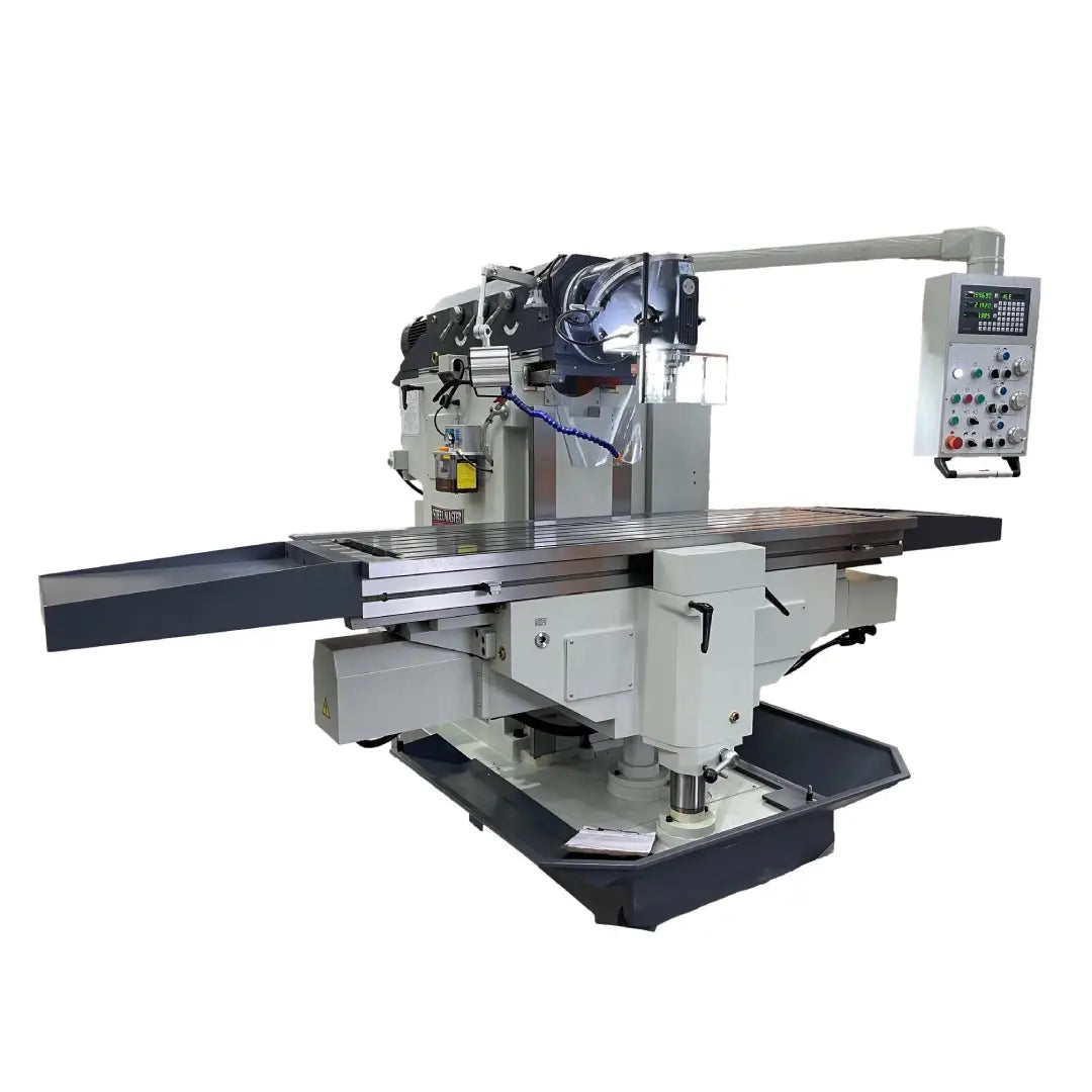 Universal Mill, 2000mm x 500mm Table, ISO 50 Vertical Spindle, 3 Axis DRO
